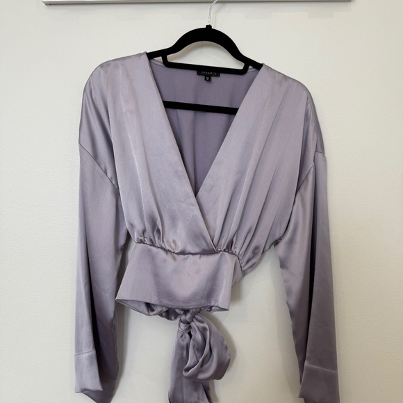 Satin Dynamite blouse women's small - Picture 1 of 5